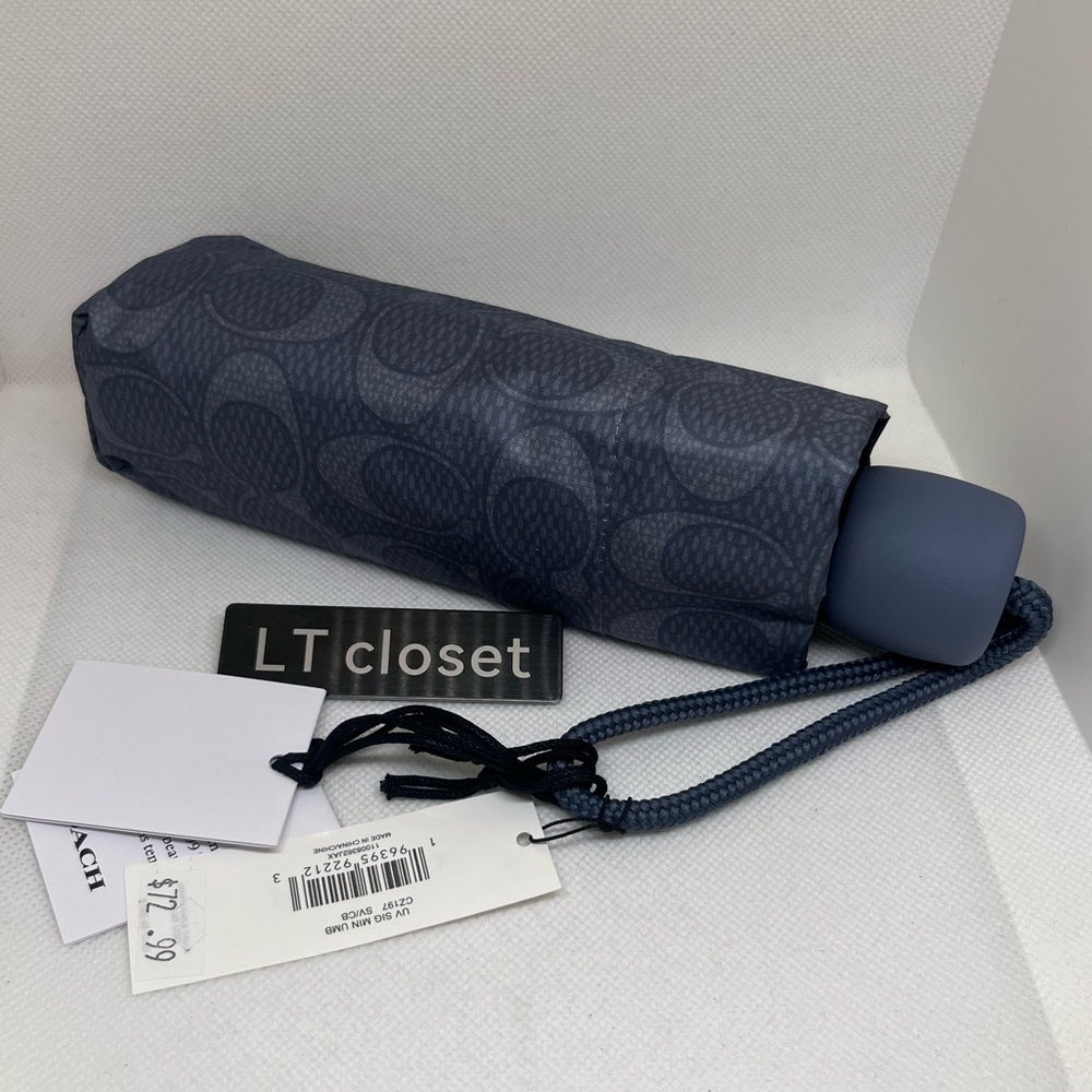 Last one! NWT Coach UV Protection Mini Umbrella